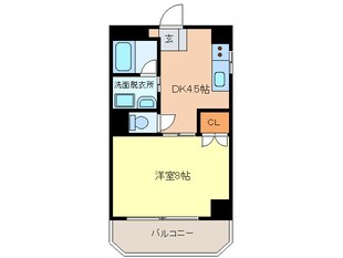 パティオ新栄の物件間取画像